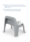 Babyjem Afacan Lazımlık Ergonomik Tuvalet Eğitimi Yardımcısı Soft Gri