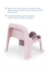 Babyjem Afacan Lazımlık Ergonomik Tuvalet Eğitimi Yardımcısı Soft Pembe