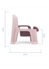 Babyjem Afacan Lazımlık Ergonomik Tuvalet Eğitimi Yardımcısı Soft Pembe