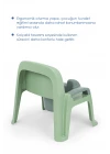 Babyjem Afacan Lazımlık Ergonomik Tuvalet Eğitimi Yardımcısı Soft Yeşil