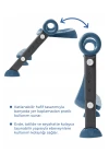 Babyjem Basamaklı Katlanır Klozet Adaptörü İndigo Mavi