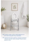 Babyjem Basamaklı Katlanır Klozet Adaptörü Soft Gri