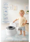 Babyjem Bebeğimin İlk Tuvaleti Sifon Sesli Lazımlık Oturak Beyaz
