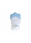 Babyjem Bebek Diş Kaşıyıcı Eldiveni Kelebek Mavi