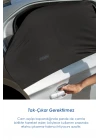 Babyjem Bebek Oto Yan Cam Perdesi Standart - 2 Adet (50x80cm)