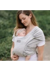 Babyjem Bel Destekli Pratik Kanguru Syling Gri