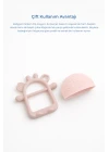 Babyjem Crabby Tutma Halkalı Silikon Diş Kaşıyıcı Pembe