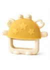 Babyjem Crabby Tutma Halkalı Silikon Diş Kaşıyıcı Sarı