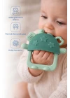Babyjem Crabby Tutma Halkalı Silikon Diş Kaşıyıcı Soft Yeşil