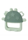 Babyjem Crabby Tutma Halkalı Silikon Diş Kaşıyıcı Soft Yeşil