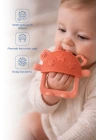 Babyjem Crabby Tutma Halkalı Silikon Diş Kaşıyıcı Turuncu