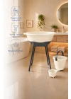 Babyjem Elegant Yenidoğan Ayaklı Bebek Banyo Küvet Seti Kum Beji
