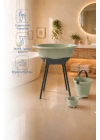 Babyjem Elegant Yenidoğan Bebek Banyo Küvet Seti Soft Yeşil