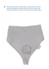 Babyjem Emzik Askılı Müslin Mama Önlüğü Gri