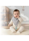 Babyjem Emzik Askılı Müslin Önlük Gri