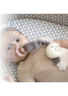 Babyjem Emzik Askısı Ay Desen Gri