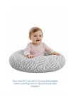 Babyjem Emzirme Ve Destek Minderi Gri Çiçek