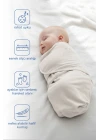 Babyjem İnterlog Pamuklu Kundak Ekru