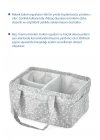 Babyjem Katlamalı Anne&bebek Organizer Gri Çiçek