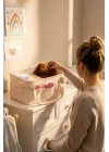Babyjem Katlamalı Anne&Bebek Organizer Somon Çiçek