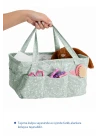 Babyjem Katlamalı Çanta Anne&Bebek Organizer Yeşil Çiçek