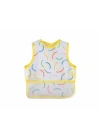 Babyjem Leke Tutmaz Giymeli Sarı Gülen Yüz Önlük