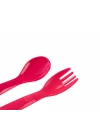 Babyjem Mama Kaşık Çatal Takımı Kırmızı