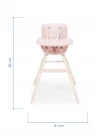 Babyjem XSoft Mama Sandalyesi Soft Pembe