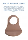 Babyjem Mini Silikon Mama Önlüğü Latte