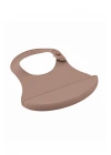 Babyjem Mini Silikon Mama Önlüğü Latte