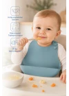 Babyjem Mini Silikon Mama Önlüğü Mint