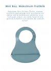 Babyjem Mini Silikon Mama Önlüğü Mint