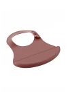 Babyjem Mini Silikon Mama Önlüğü Mocha