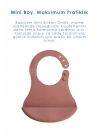 Babyjem Mini Silikon Mama Önlüğü Mocha