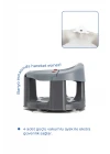 Babyjem Önden Açılır Banyo & Mama Oturağı Gri