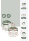 Babyjem Önden Açılır Banyo & Mama Oturağı Soft Yeşil