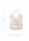 Babyjem Poli Muşamba Önlük Küçük Pembe