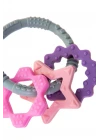 Babyjem Silikon Halka Diş Kaşıyıcı Pembe