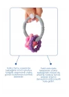 Babyjem Silikon Halka Diş Kaşıyıcı Pembe