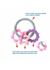 Babyjem Silikon Halka Diş Kaşıyıcı Pembe