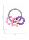 Babyjem Silikon Halka Diş Kaşıyıcı Pembe