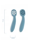 Babyjem Silikon İkili İlk Kaşığım Mint