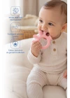 Babyjem Yumuşak Diş Kaşıyıcı Ahtapot Pembe