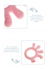Babyjem Yumuşak Diş Kaşıyıcı Ahtapot Pembe
