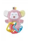 Babyjem Sevimli Maymun Peluş Çıngırak / Gül Kurusu