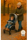 Tripper Molly Termal 4 Mevsim Yeni Nesil Baston Bebek Arabası Gri