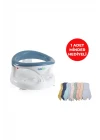 Babyjem Yandan Açılır Banyo ve Mama Oturağı & Minder 2li Set İndigo Mavi