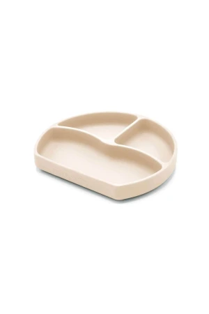 Babyjem Vakum Tabanlı Silikon Tabak Ekru