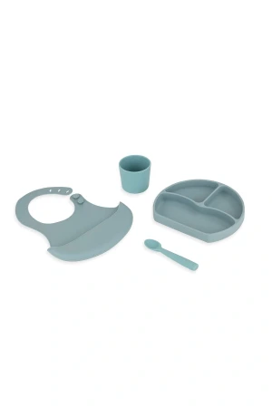 Babyjem Silikon Beslenme Seti Mint