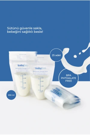 Babyjem Ultra Koruyucu Süt Saklama Poşeti 25 Adet